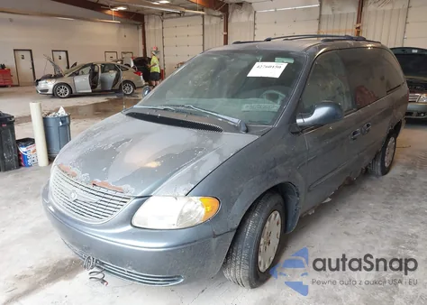 2002 Chrysler Town & Country Lx из США, поврежденный, VIN 2C4GP44392R501807